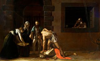 Bild: Caravaggio, Enthauptung Johannes des Täufers, um 1608 | Oratorium des Heiligen Johannes des Täufers, St. John's Co-Cathedral, Valletta | URL: https://commons.wikimedia.org/wiki/File:La_decapitaci%C3%B3n_de_San_Juan_Bautista,_por_Caravaggio.jpg