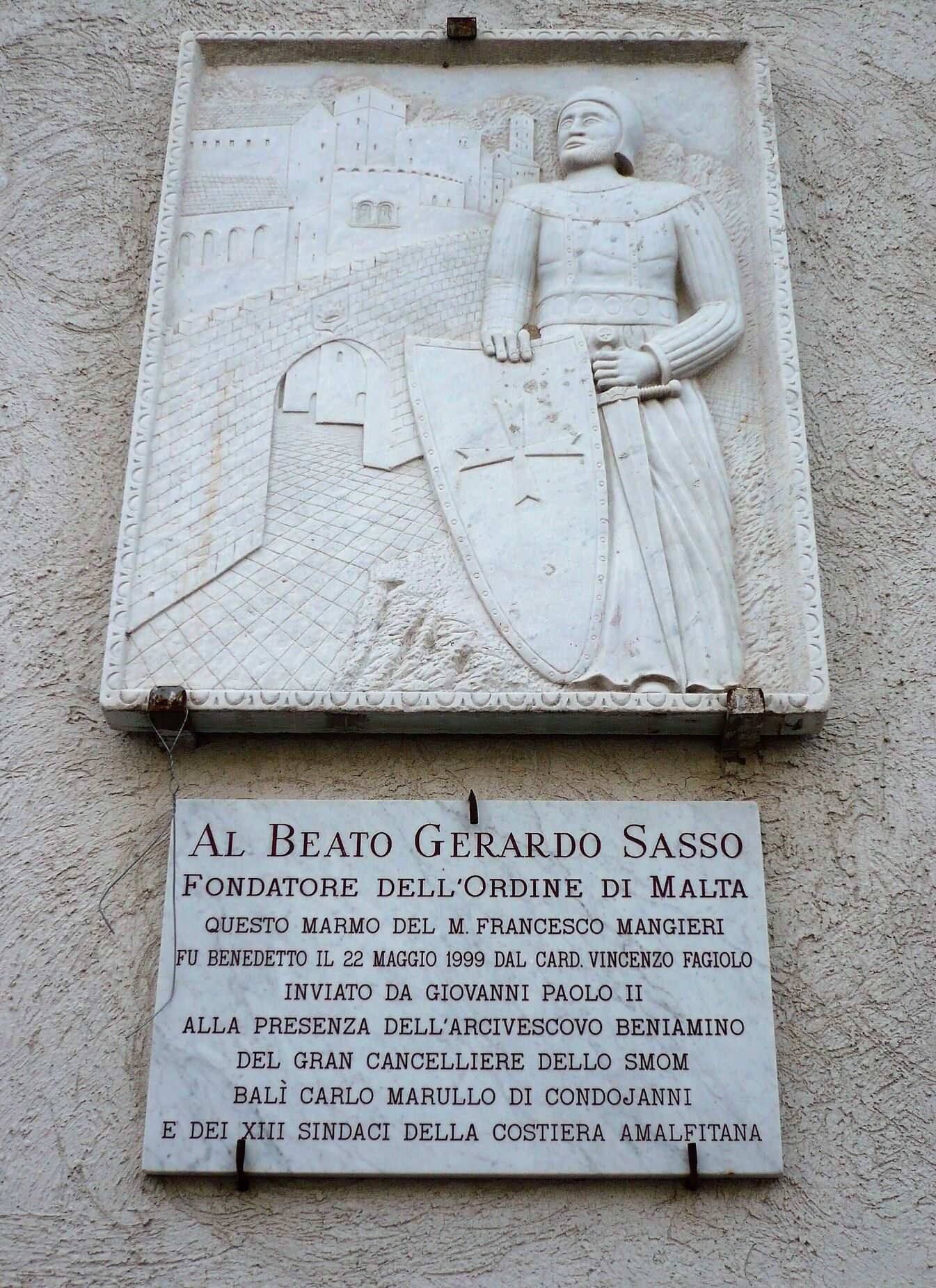 Relief mit Gerhard in Scala bei Amalfi, Italien | © Bild: Wikimedia Commons / Mess (CC BY-SA 3.0)